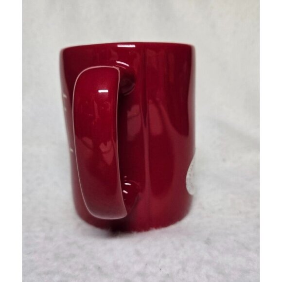 Rae Dunn By Magenta "Believe" Red Ceramic Mug 14oz - Picture 5 of 11